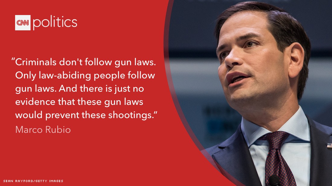 Marco Rubio gun control quote